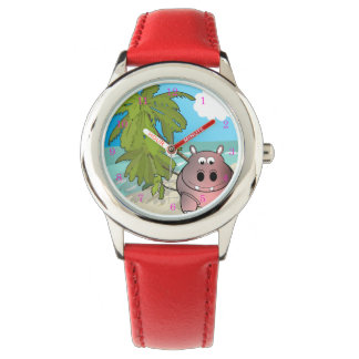 Montre Dessin Hippo À La Plage Enfants Regarder