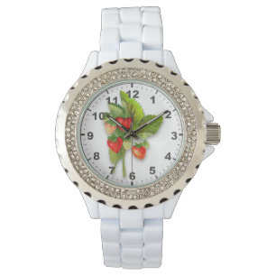Montre Dessin réaliste de fraises