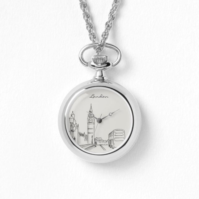 Montre Dessin Simple d'Art de Londres (Recto)