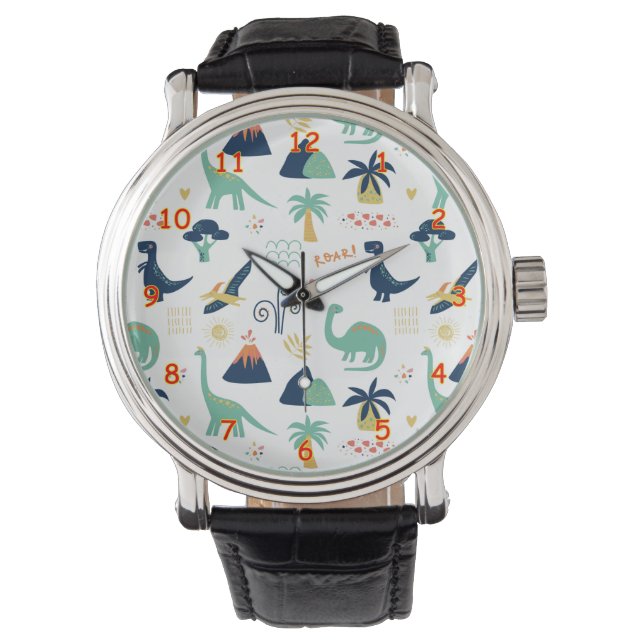 Montre Dessins de dessin de la période crétacée (devant)