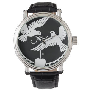 Montre Destin de partie d'amour de paix de danse de coeur