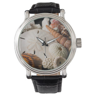 Montre Détail de coquillages du monde entier