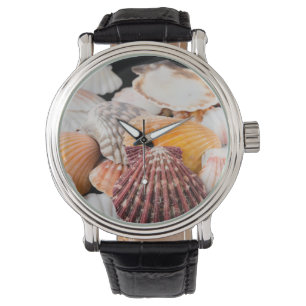 Montre Détail de coquillages du monde entier 2
