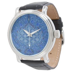 Montre Détail de la mosaïque bleue, Allemagne
