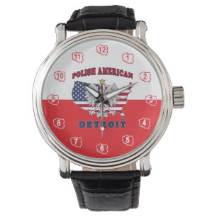 Montre Detroit Michigan polonais