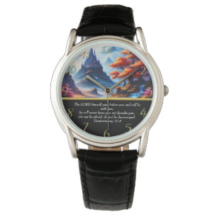 Montre Deutéronome 31:8 lac de montagne