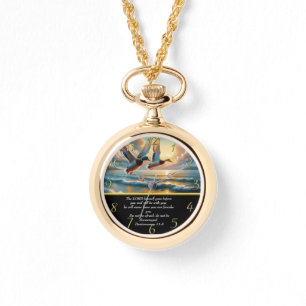 Montre Deutéronome croix de la foi chrétienne avec canard