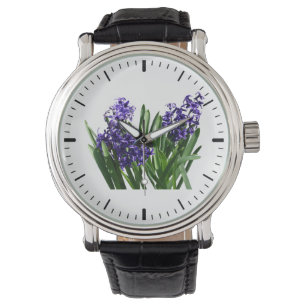 Montre Deux jacintes violettes
