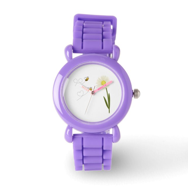 Montre Deux petites abeilles mignonnes (Recto)