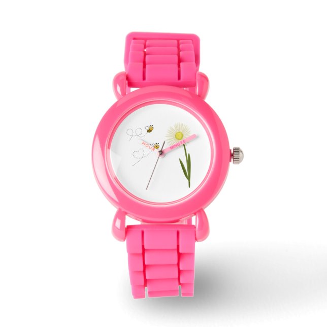 Montre Deux petites abeilles mignonnes (Recto)