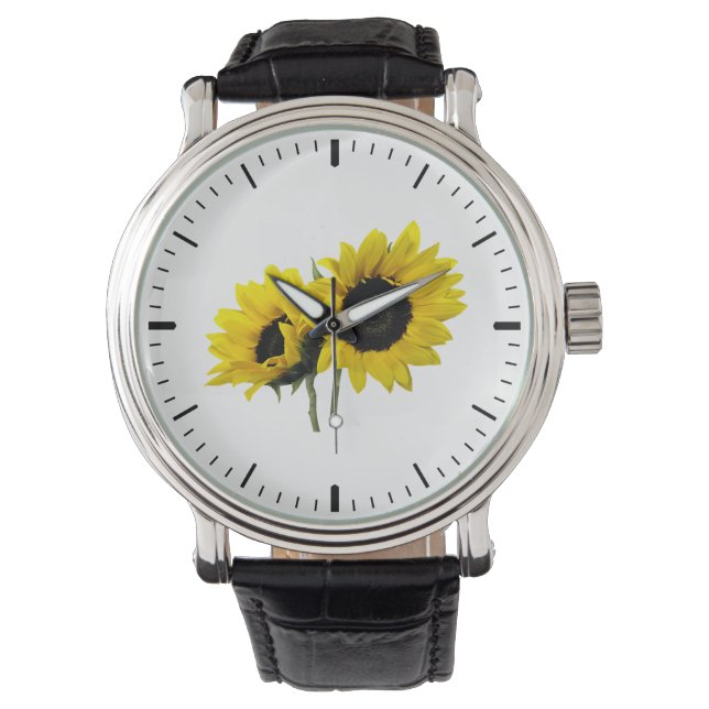 Montre Deux tournesols (devant)