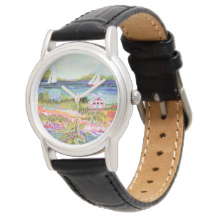 Montre Deux voiliers et cottages
