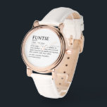 Montre Devis de définition de fonction personnalisée<br><div class="desc">Cette définition de citation de Funtie est la façon parfaite de célébrer le lien spécial que votre soeur partage avec votre enfant en tant que "Tante Amusante". Cette conception est quelque chose qui non seulement égaye sa vie, mais aussi capture la joie et l'amour uniques qu'elle apporte à votre famille....</div>
