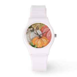 Montre d'Halloween citrouille