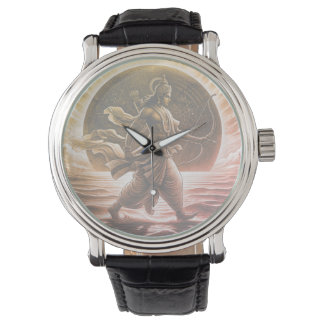 Montre Dharma & Victoire : Art mythologique gravé de Rama