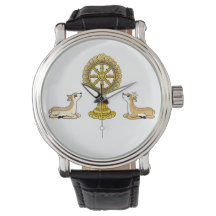 Dharma Wheel & Deers Bouddha Watch