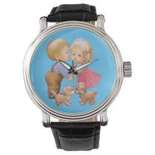 Montre d'horloge ronde
