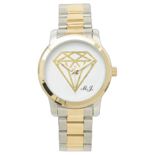 Montre Diamant à huile d'or