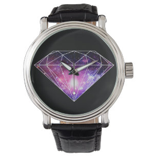 Montre diamant cosmique