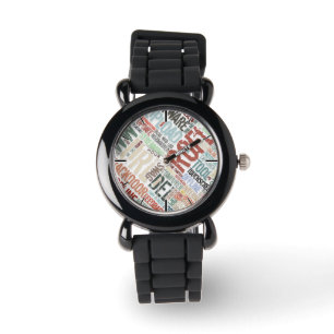 Montre Dictionnaire informatique en couleurs