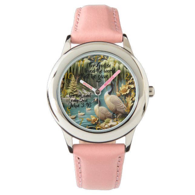 Montre Dieu aima tant le monde  (devant)