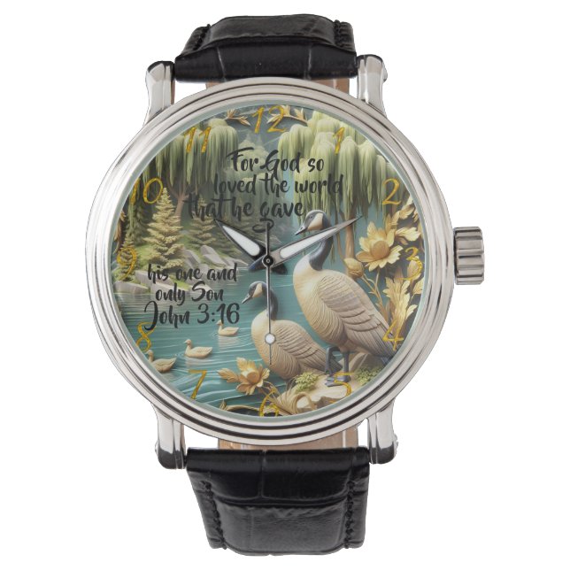 Montre Dieu aima tant le monde  (devant)