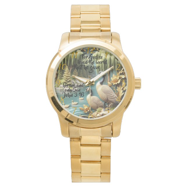 Montre Dieu aima tant le monde  (devant)