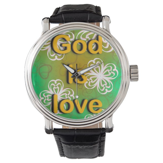 Montre dieu est amour (devant)
