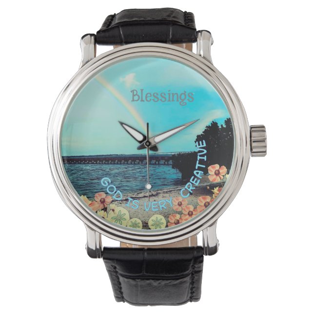 Montre Dieu est très créatif plié  (devant)