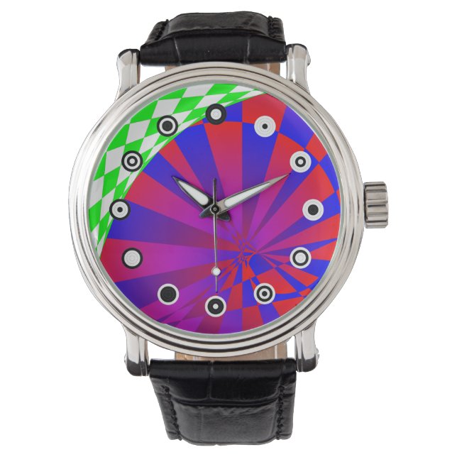 Montre Dimensions pliées (face binaire) par Kenneth Yonci (devant)