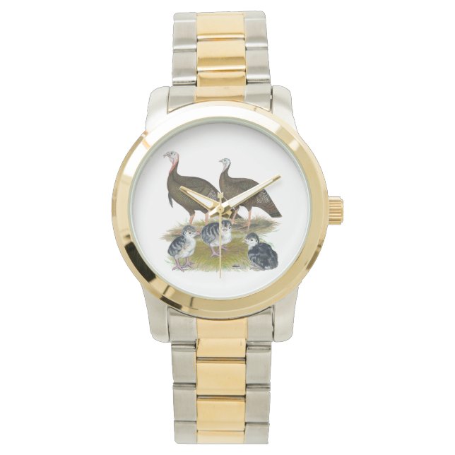 Montre Dindes Famille Sauvage de l'Est (devant)