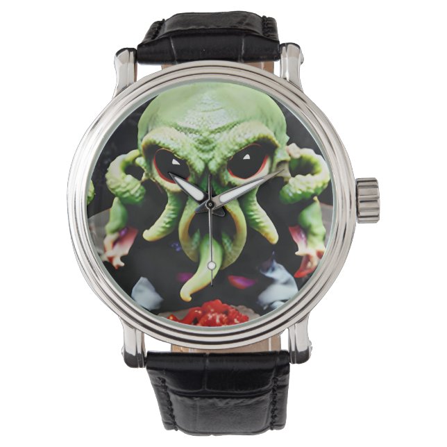 Montre Dîner avec Cthulhu (devant)