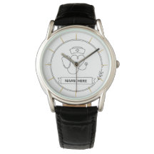 Montre d'infirmière minimale Cadeau de soins de sa