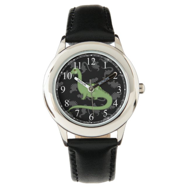 Montre Dinosaure Vert (devant)