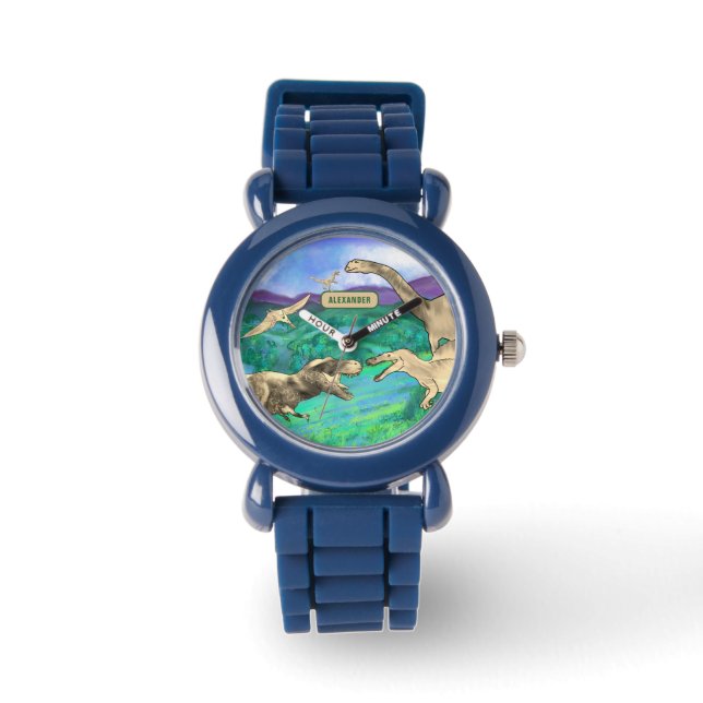 Montre dinosaures personnalisées (Recto)