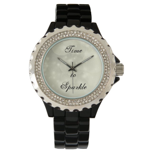 Montre d'inspiration pour femmes en strass (devant)