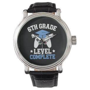 Montre Diplômé de 6e niveau de jeu de jeu complet