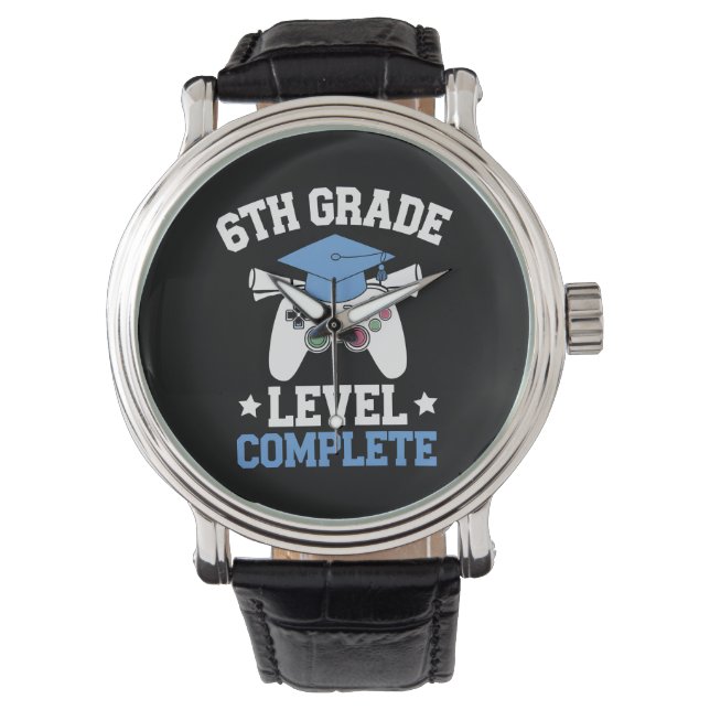Montre Diplômé de 6e niveau de jeu de jeu complet (devant)