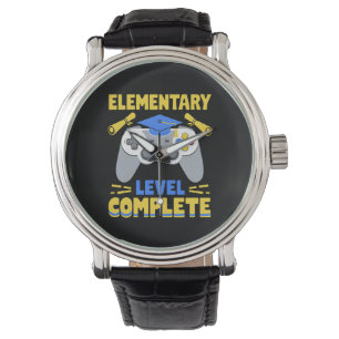 Montre Diplôme de joueur de jeux vidéo niveau élémentaire