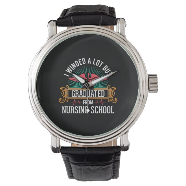 Montre Diplômé De L'École De Soins Infirmiers (devant)