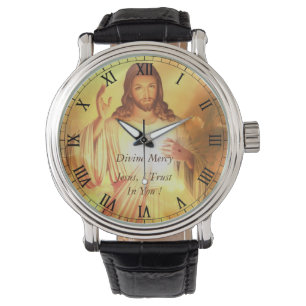 Montre Divine Miséricorde Jésus, J'Ai Confiance En Toi !