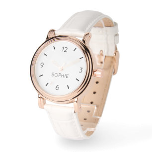 Montre do-it-yourself   Texte personnalisé, nom, couleur