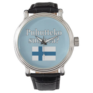 Montre Do you speak finnish ? Flag