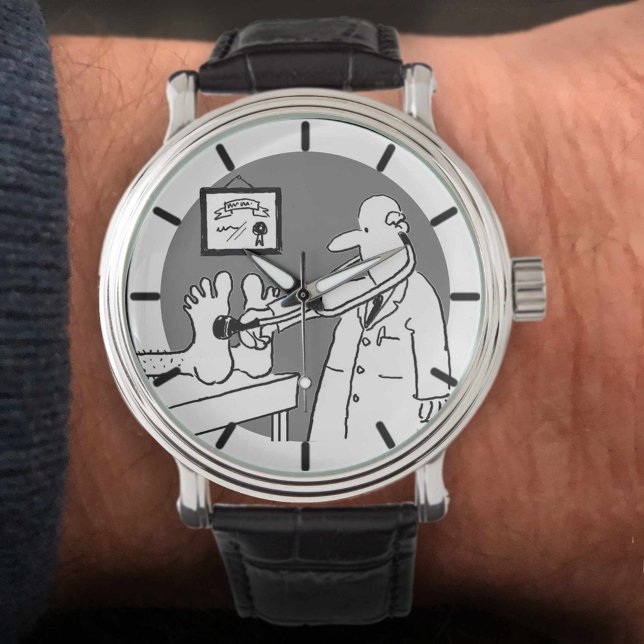 Montre Docteur avec Stethoscope Checks Pieds. (Créateur téléchargé)