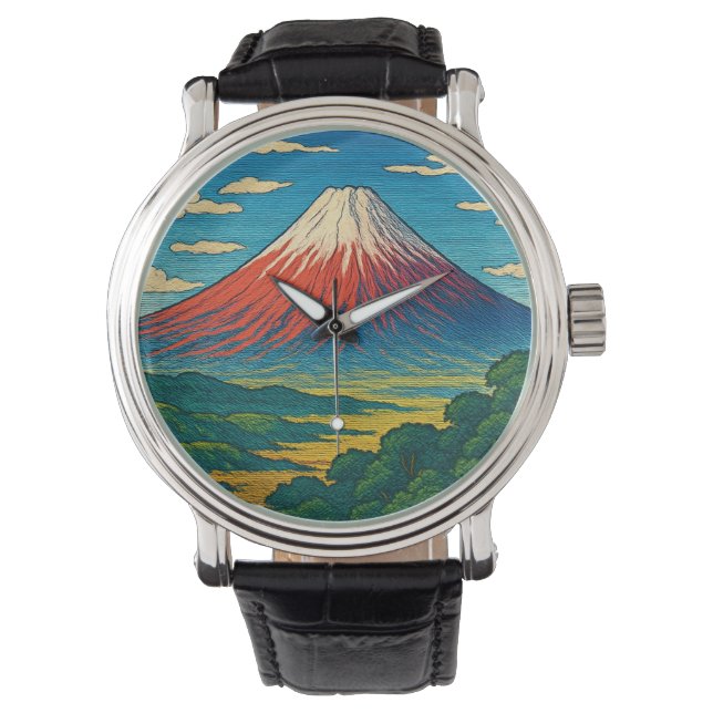 Montre d'oeuvre originale du Mont Fuji (devant)