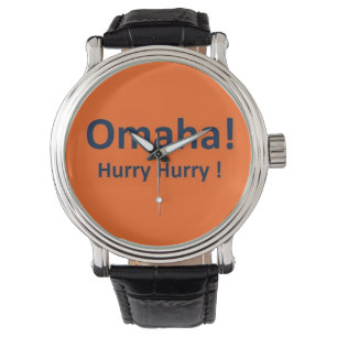 Montre d'OMAHA pour la hâte de hâte de fans de