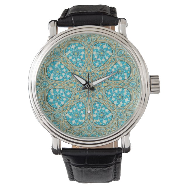 Montre dôme mosaïque élégant (devant)