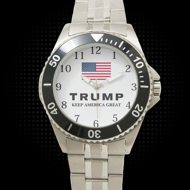 Montre Donald Trump 2024 Garder l'Amérique grand Amérique (Créateur téléchargé)