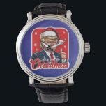 Montre Donald Trump Christmas Santa Claus Art<br><div class="desc">Donald Trump Christmas Santa Claus Art</div>