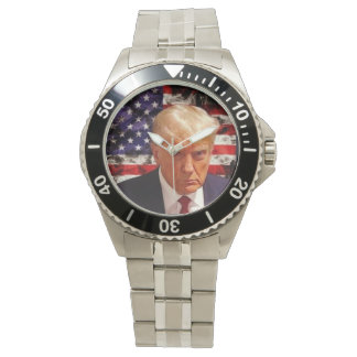 Montre Donald Trump Patriotic Mushot Art Watch